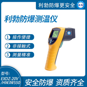 利勃防爆测温仪高精度测量非接触式红外测温仪器EXDZ-20V/HWJW550