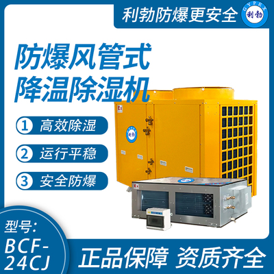 利勃防爆风管式降温除湿机24KG