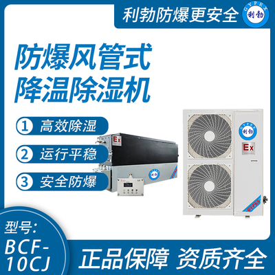 利勃防爆风管式降温除湿机10KG