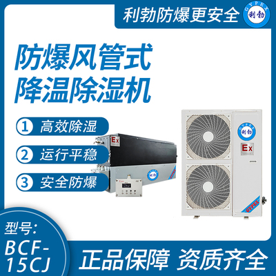 利勃防爆风管式降温除湿机15KG