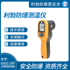 利勃防爆测温仪工业适用手持式红外线温度测试仪EXDZ-20V/HWW400