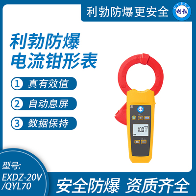 利勃防爆电流钳形表真有效值电流表EXDZ-20V/QYL70