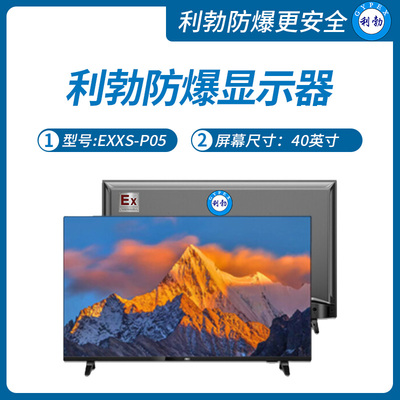 利勃防爆显示器陕西防爆显示屏EXXS-P05桌面式、壁挂式40英寸