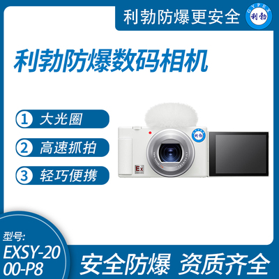 利勃防爆数码照相机 EXSY-2000-P8 化工粉尘石油天然气安监局勘查易燃易爆 4K视频