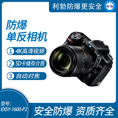 利勃防爆单反照相机 EXSY-1600-P2 4K超高清视频拍摄工业防爆环境拍摄 轻便