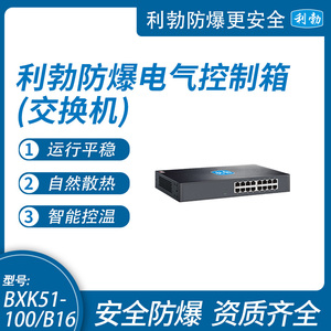 利勃防爆交换机河北千兆微型网络交换机BXK51-100/B16