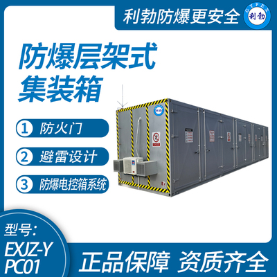 利勃防爆层架式防爆集装箱，室外暂存柜废危品储存柜13*3*3M(长宽高)，广东生产厂家，可定制