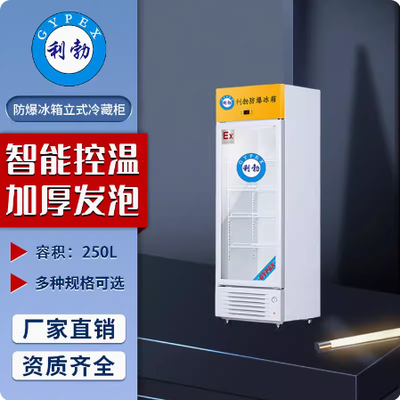 利勃防爆冰箱立式冷藏柜沈阳防爆立柜式冰箱250L